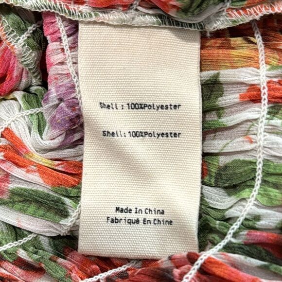 New L'AGENCE Bexley Off-The-Shoulder Top Floral Small - Picture 12 of 15